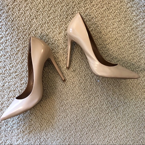 Steve Madden Nude Stiletto Heels - Picture 3 of 5